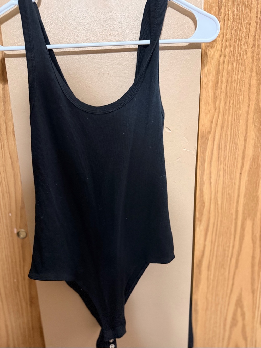 a new day Black Scoop Neck Bodysuit
